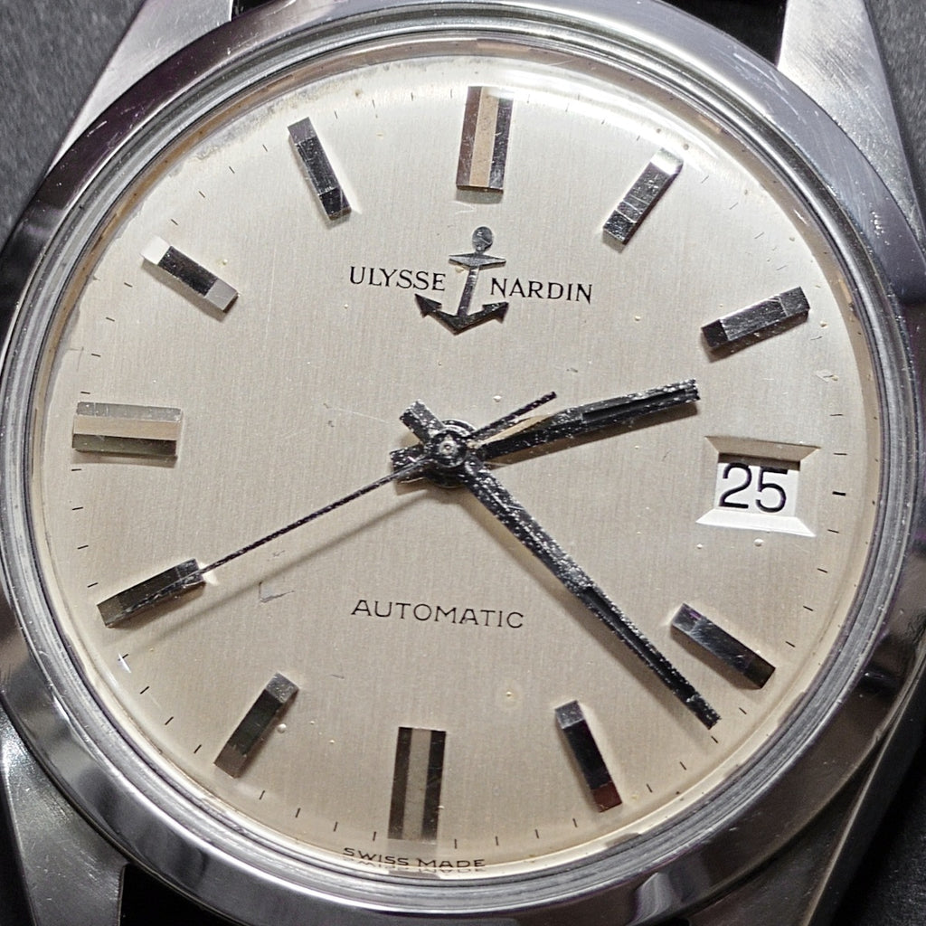 ユリスナルダン Ref.10932 1 純正リューズ Cal.N11HB 自動巻 OH済 1970年代