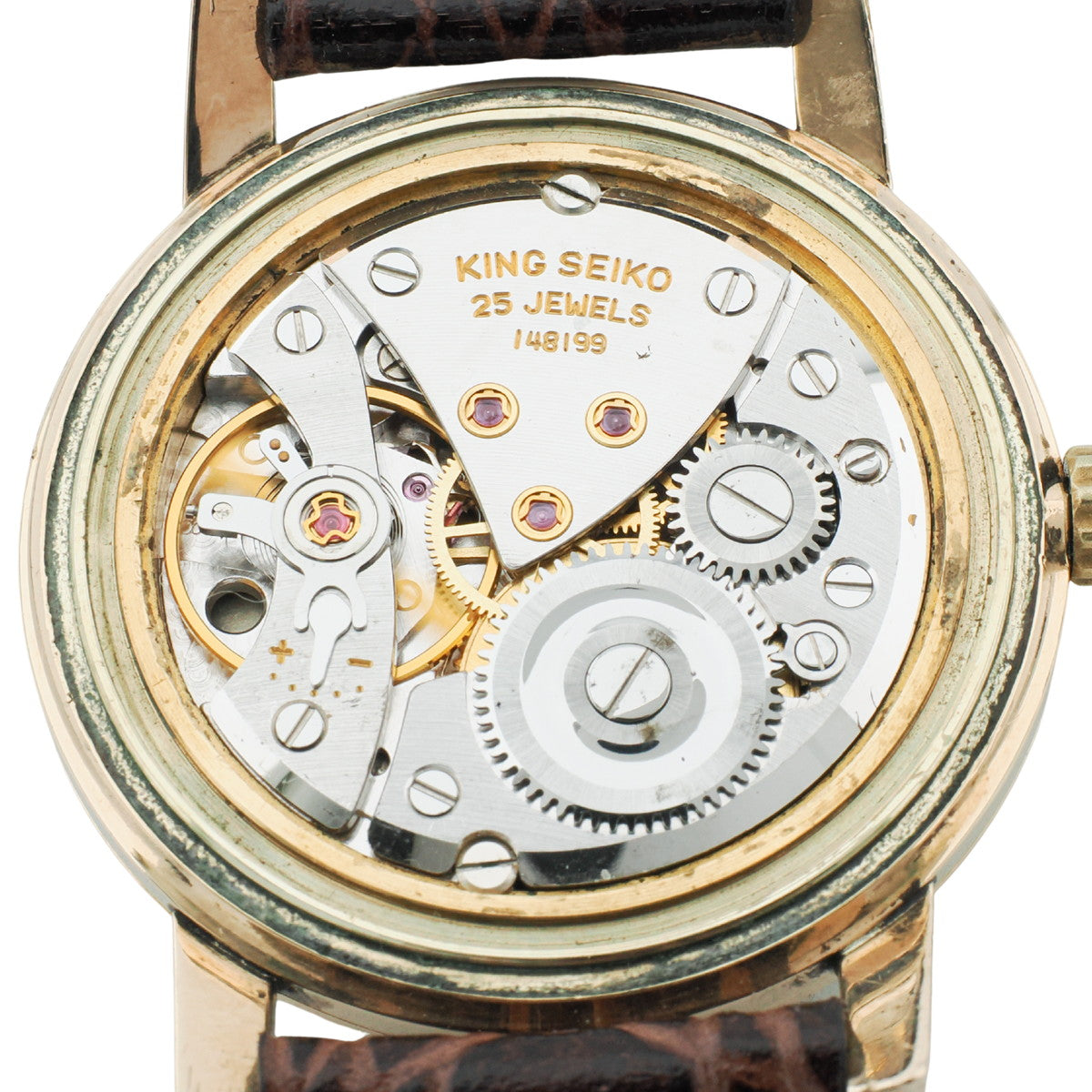 King Seiko 1st J14102 SD Dial Gold Filled 14K Manual Winding O.H. 1963 (Showa 38)
