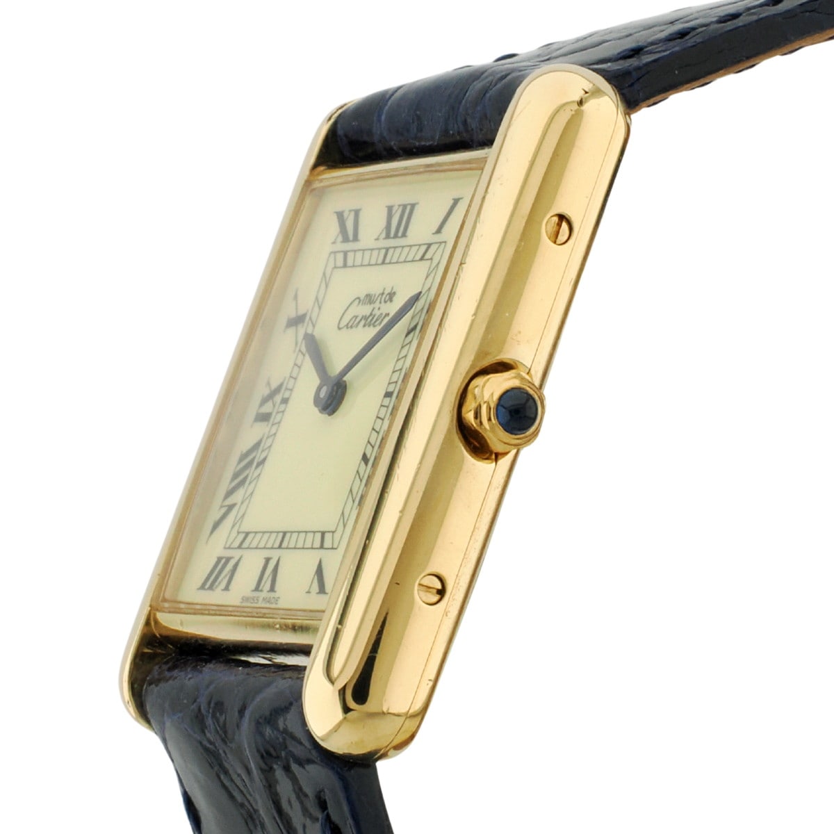 [April 2026 Official Complete Service Completed] Cartier Must Tank LM Ref. 681006 Quartz, Dial, Hands, and Glass Replaced