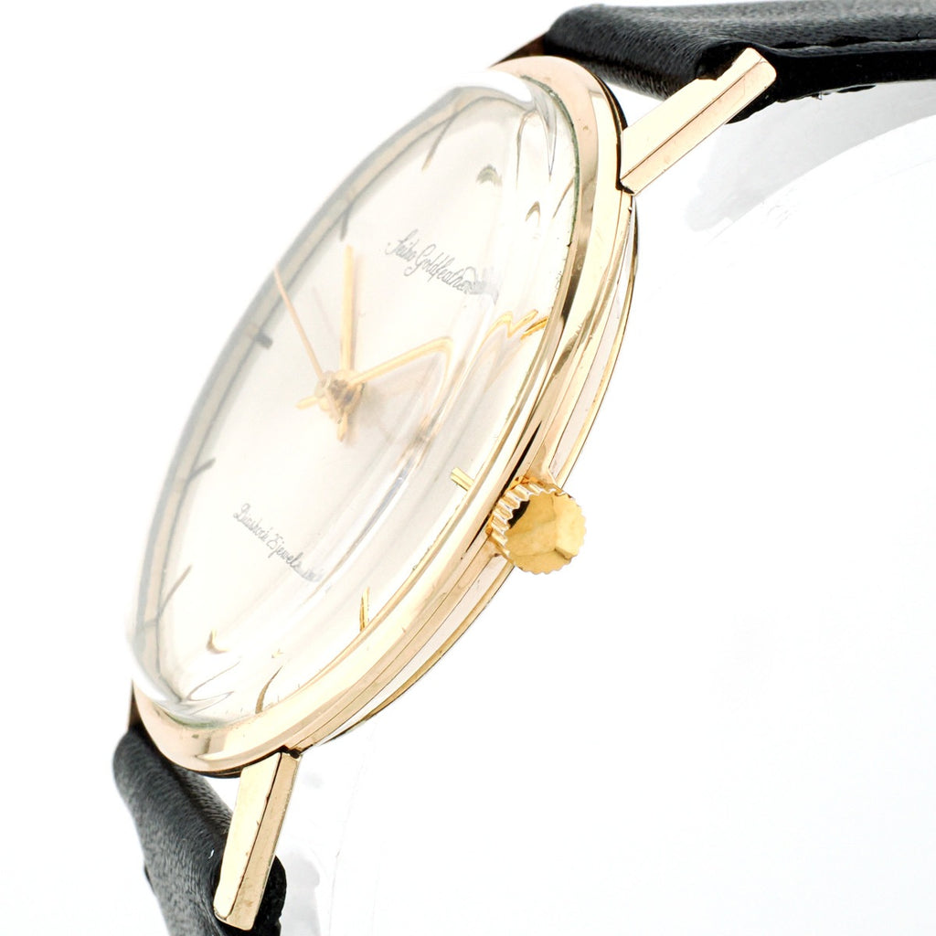 セイコー ゴールドフェザー J14060E 14金張り 25石 手巻 OH済 1962年製（昭和37年）