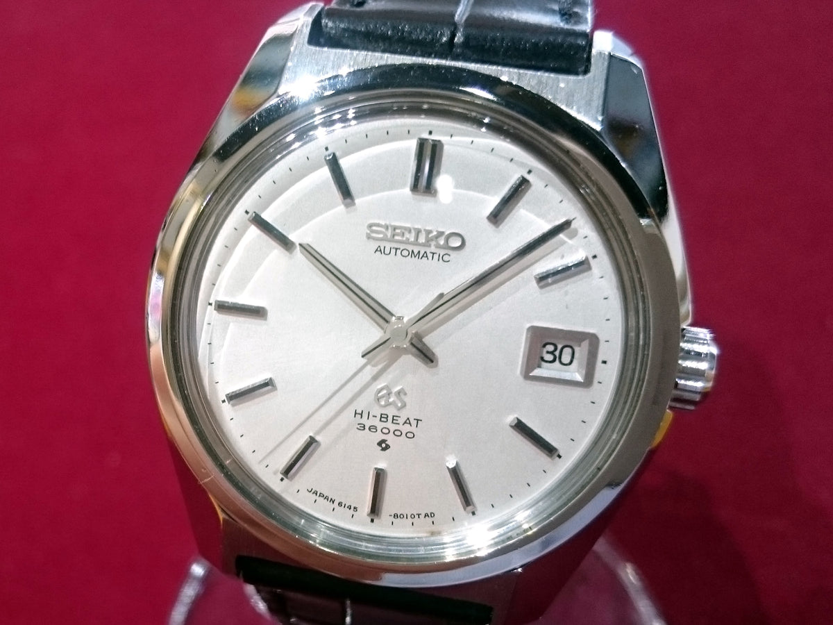 グランドセイコー 61GS 6145-8000 ハイビート 自動巻 元箱つき OH済 昭和44年製