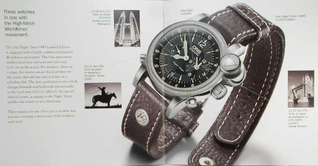 オリス ビッグクラウン フライトタイマー LTD1945 GMT　690 1945 40 84F