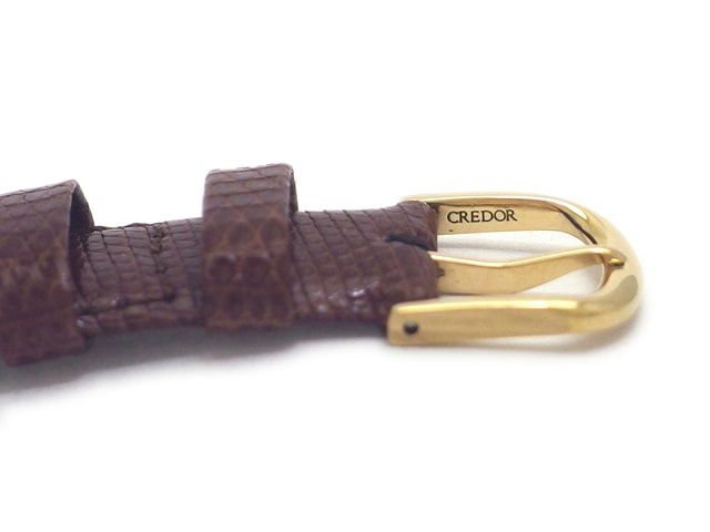セイコー クレドール 5A74-0030 18Kケース 純正18K尾錠 クオーツ USED Seiko