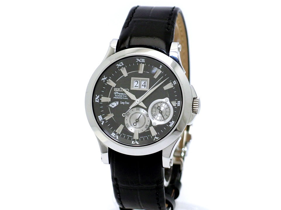 セイコー プルミエ キネティック パーペチュアル SNP005P1 逆輸入品 2014年頃 USED Seiko