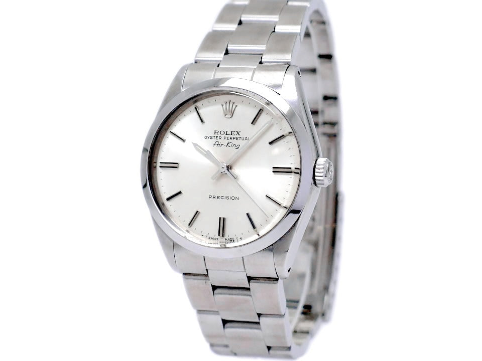 ロレックス エアキング Ref.5500 Cal.1520 自動巻 OH済 ロレックス純正ハードブレス 1987年製 Rolex