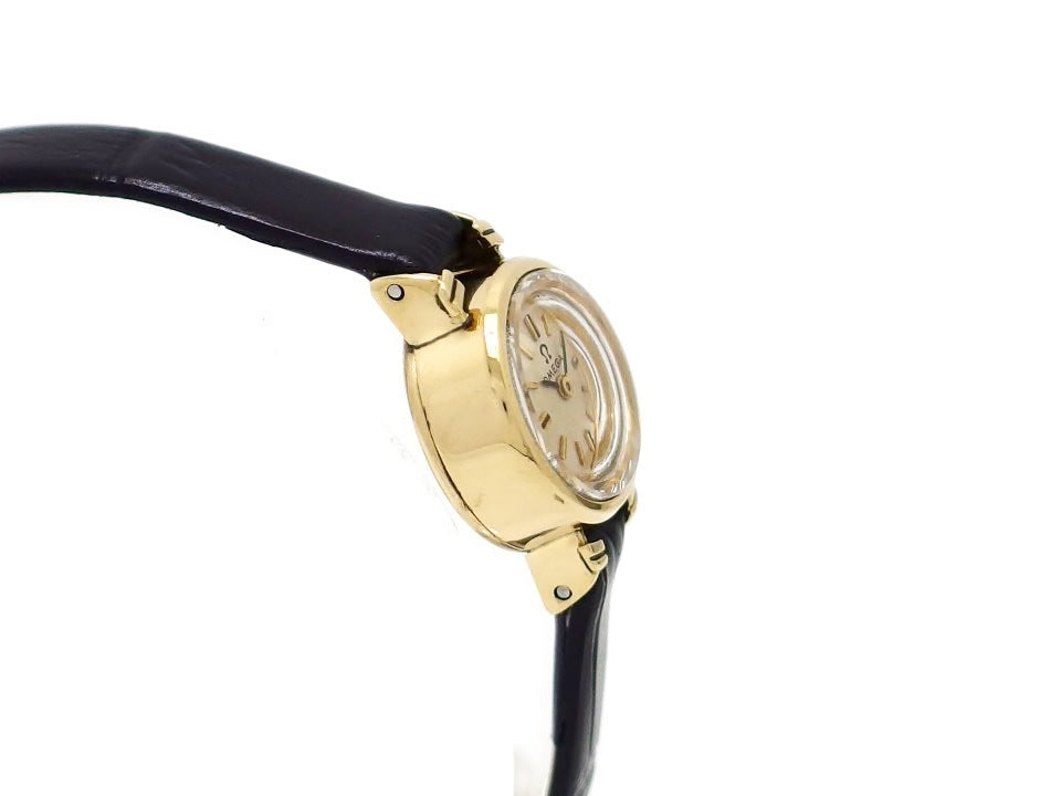 オメガ 511149 プリズム風防 18K Cal.650 手巻 レディース OH済 1966年製