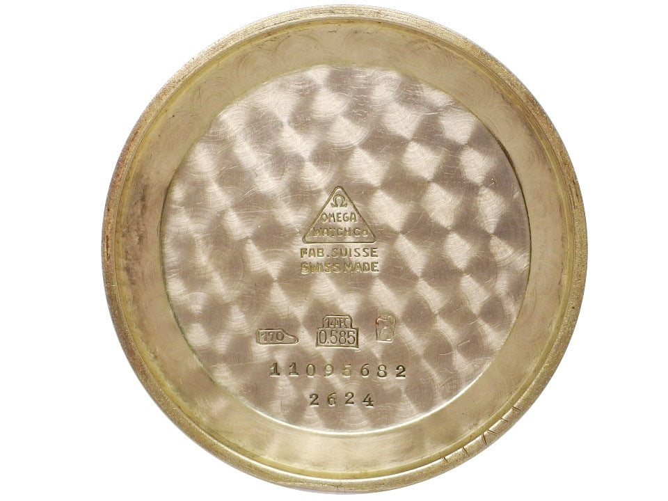 オメガ Ref.2624　14金ケース センターセコンド 30mmキャリバー Cal.283 手巻 OH済 1952年製 Omega