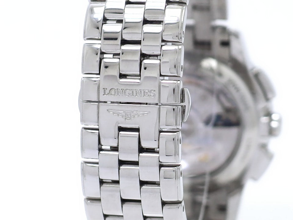 ロンジン フラッグシップ クロノグラフ L48034726 L4.803.4 自動巻 OH済 2017年購入 USED