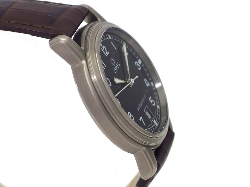 LIMES U8638T-LA1.1 37mm Titanium Germany Cal.2824-2 25 Jewels Automatic USED