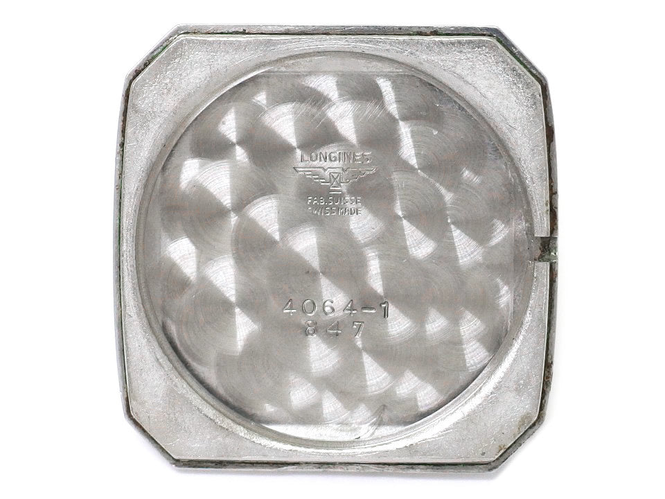ロンジン Ref.4064-1 スクエア 薄型ケース 2針 Cal.L847.3 17石 手巻 OH済 1970年代