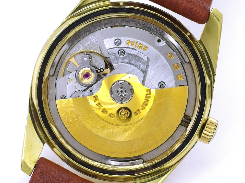 ラドー ゴールデンホース 57石 Ref.11674 金メッキ Cal.AS1789 自動巻 OH済 1957年頃 Rado