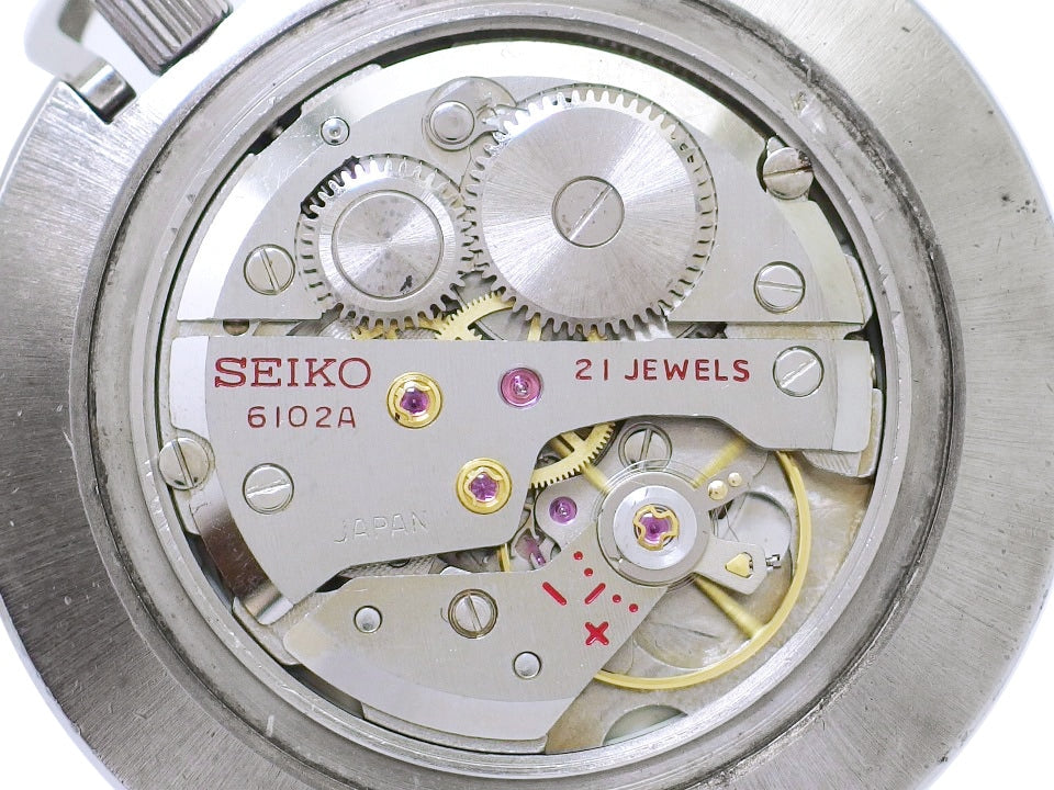 セイコー スカイライナー 懐中時計 6102-0010 Cal.6102A 21石 手巻 OH済 昭和43年/1968年製 Seiko