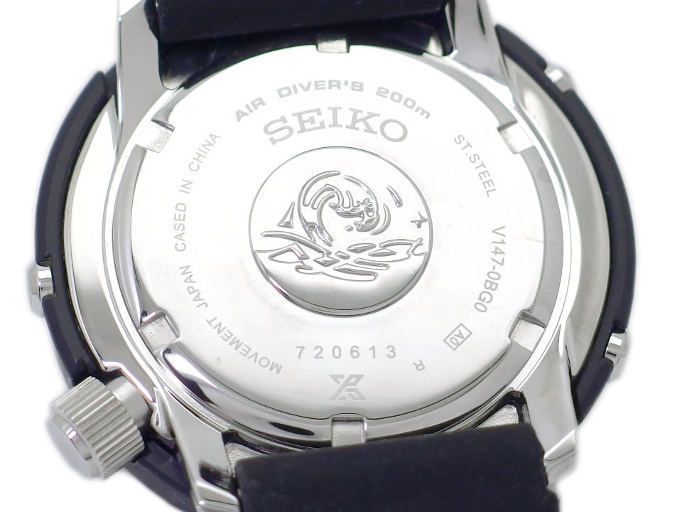 セイコー プロスペックス ダイバースキューバ SBDN043 V147-0BG0 ソーラー 2017年 USED Seiko