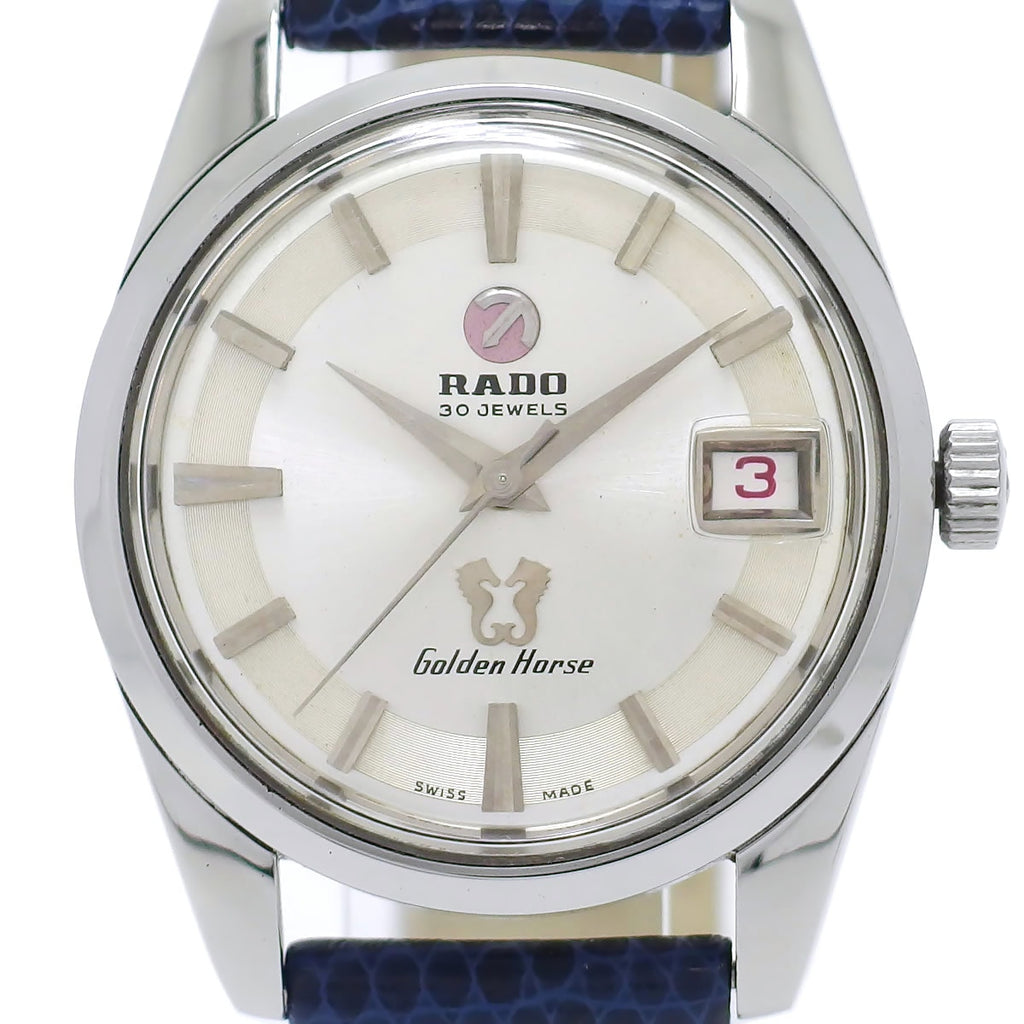 ラドー ゴールデンホース Ref.11675/1 純正リューズ 30石 自動巻 OH済 1970年代 Rado