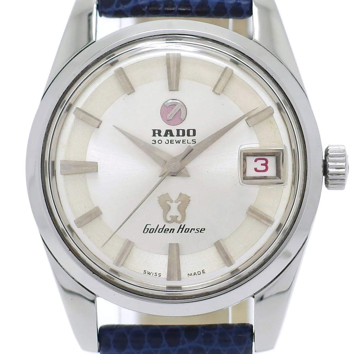 ラドー ゴールデンホース Ref.11675/1 純正リューズ 30石 自動巻 OH済 1970年代 Rado