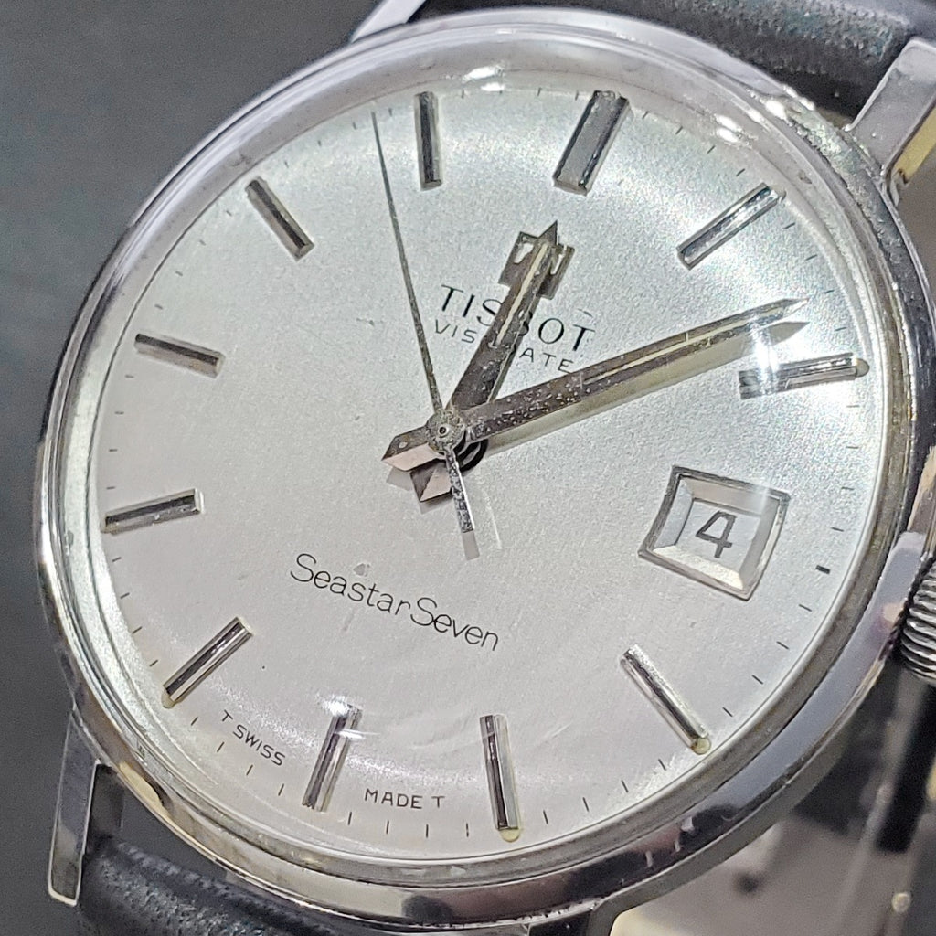 ティソ VISODATE（ヴィソデイト） Seastar Seven ワンピースケース Cal.782-1 手巻 OH済 1965年製　TISSOT