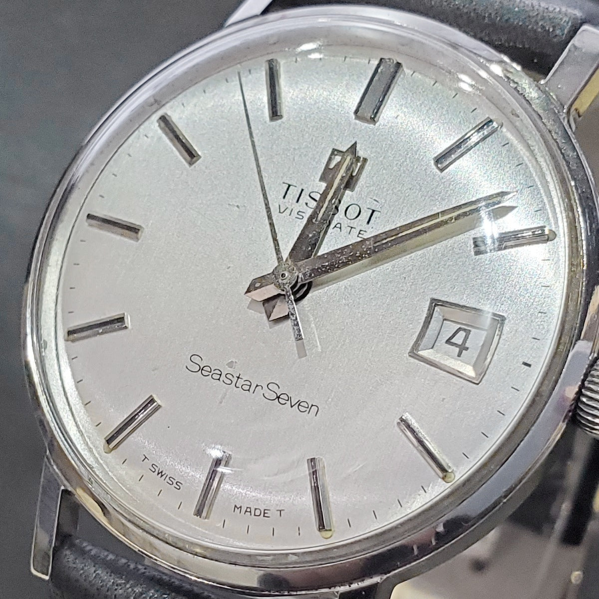 ティソ VISODATE（ヴィソデイト） Seastar Seven ワンピースケース Cal.782-1 手巻 OH済 1965年製　TISSOT