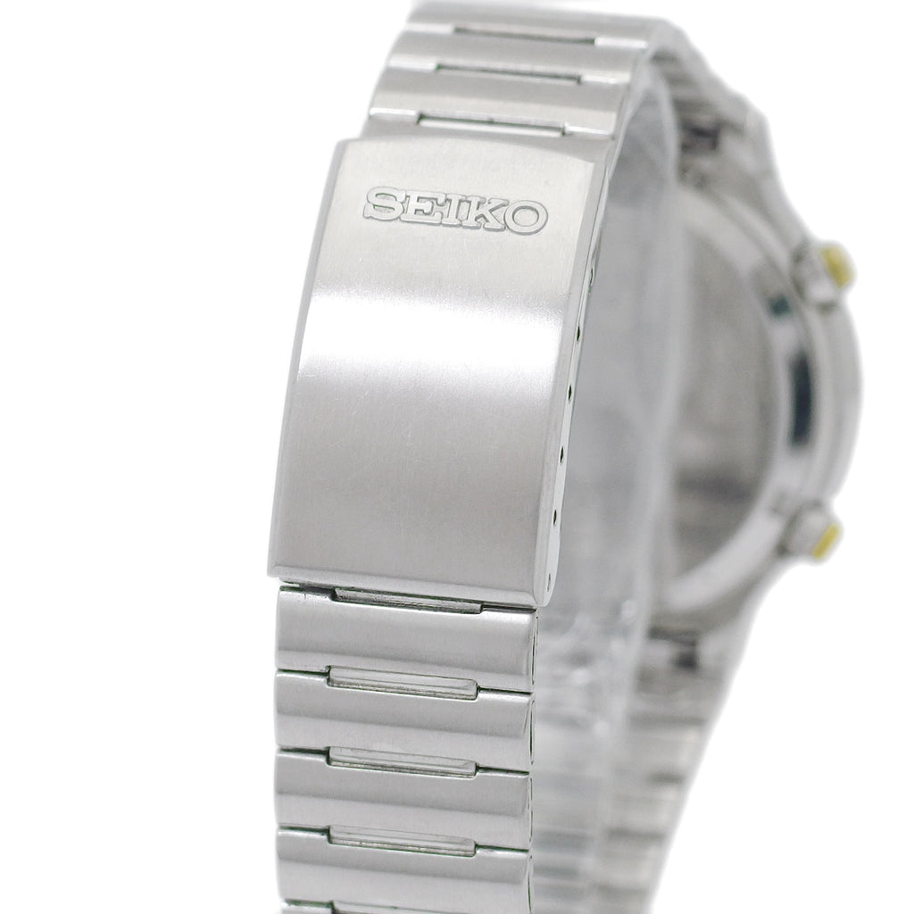 セイコー ムーンフェイズ クロノグラフ SJH010 7A48-7000 クオーツ 1983年製 USED Seiko