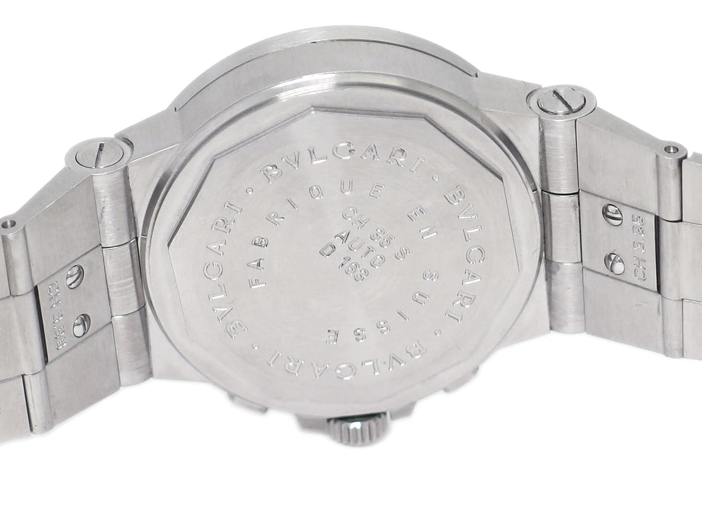 BVLGARI Diagono Sport Chronograph CH35S Stainless Steel Bracelet Automatic, Overhauled, Circa 2000, USED