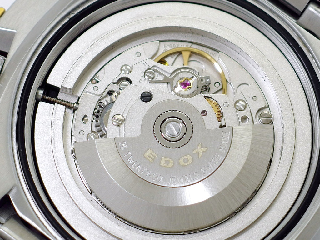 エドックス ハイドロサブ ノースポール リミテッドエディション 世界限定350本 500m防水 80201-3BUO-BU 自動巻 USED