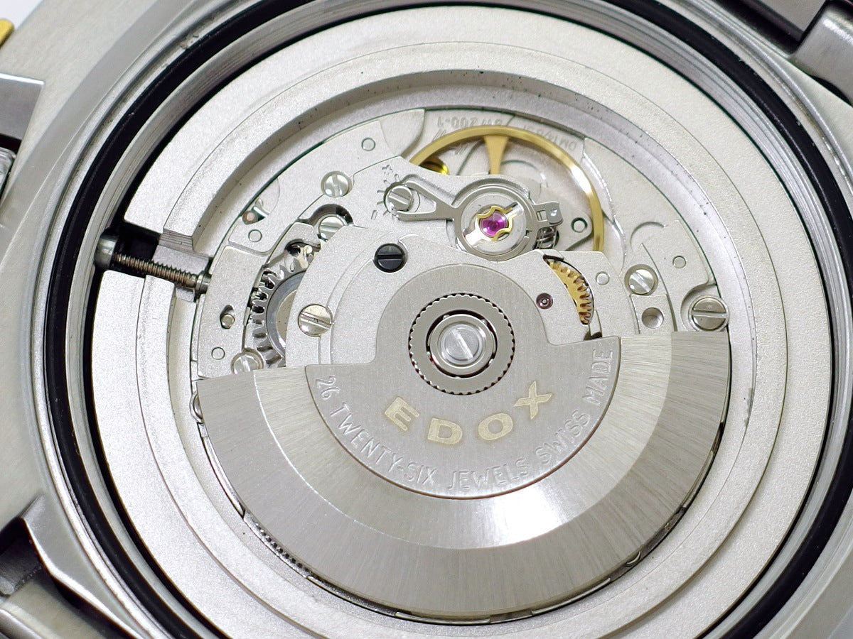 エドックス ハイドロサブ ノースポール リミテッドエディション 世界限定350本 500m防水 80201-3BUO-BU 自動巻 USED