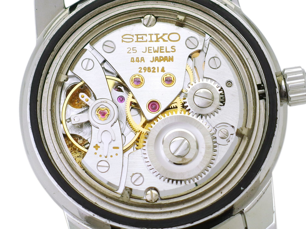 キングセイコー セカンドモデル 44-9990 盾メダリオン 新品風防 手巻 OH済 昭和41年/1966年製 Seiko