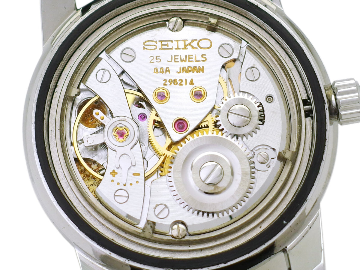 キングセイコー セカンドモデル 44-9990 盾メダリオン 新品風防 手巻 OH済 昭和41年/1966年製 Seiko