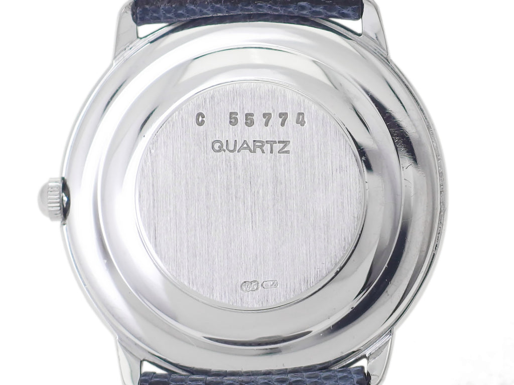 オーデマピゲ 18金ホワイトゴールド ラウンドケース 31mm メンズ 純正金尾錠 クオーツ USED Audemars Piguet