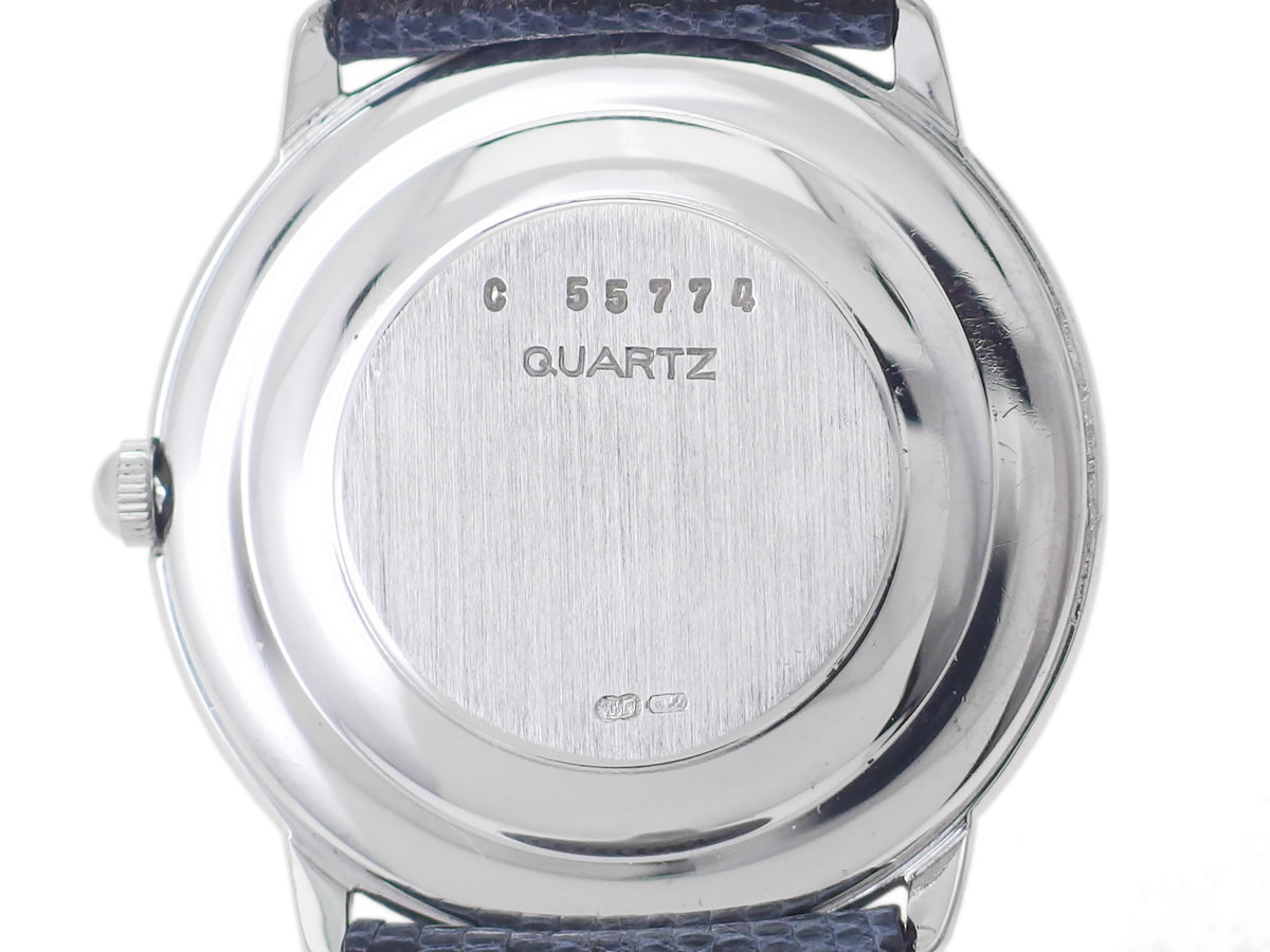オーデマピゲ 18金ホワイトゴールド ラウンドケース 31mm メンズ 純正金尾錠 クオーツ USED Audemars Piguet