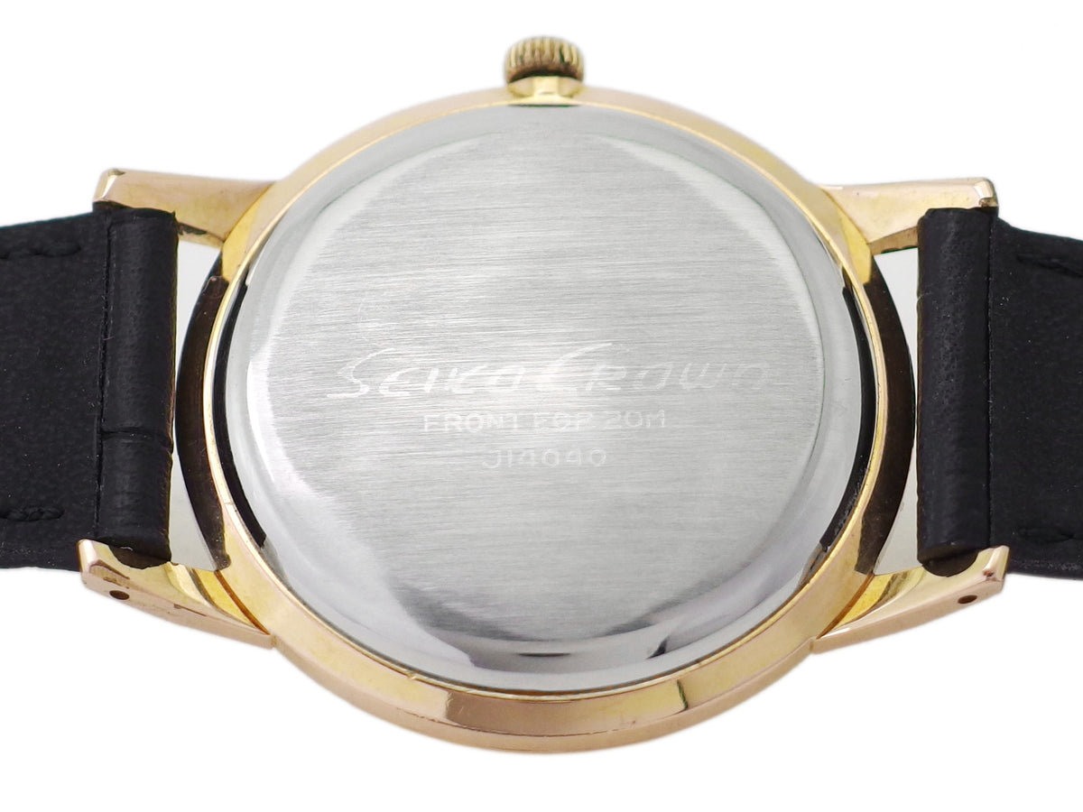 セイコー クラウン J14040 金メッキ 35mm Cal.560 19石 手巻 OH済 昭和34年/1959年製 Seiko