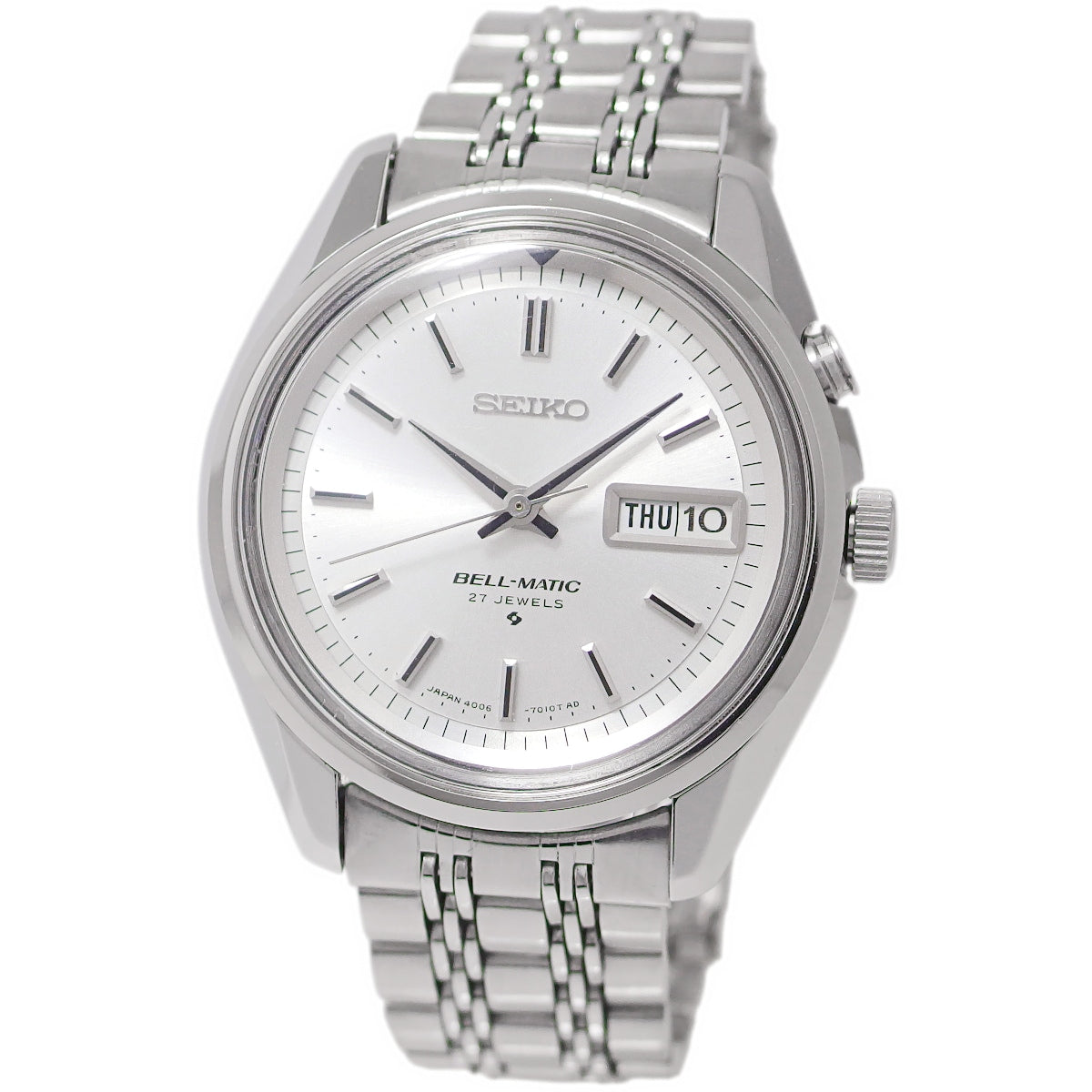 セイコー ベルマチック デイデイト 4006-7012 純正ブレス 自動巻 OH済 昭和46年/1971年製 Seiko