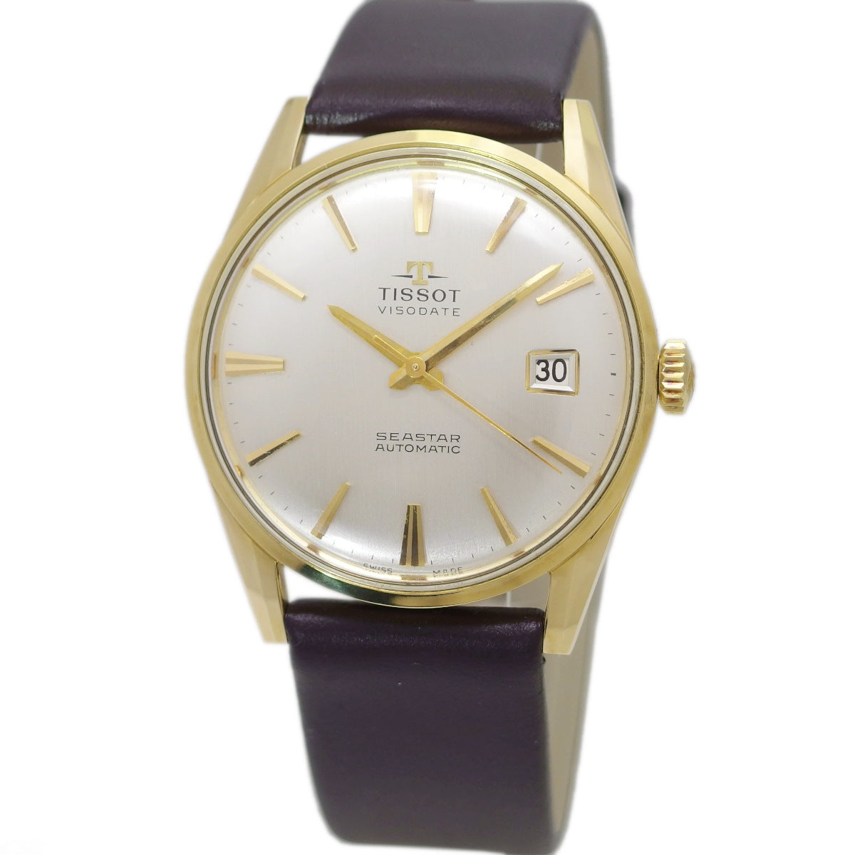 ティソ VISODATE（ヴィソデイト） シースターRef.43501 金メッキケース Cal.784 自動巻 OH済 1962年製　TISSOT
