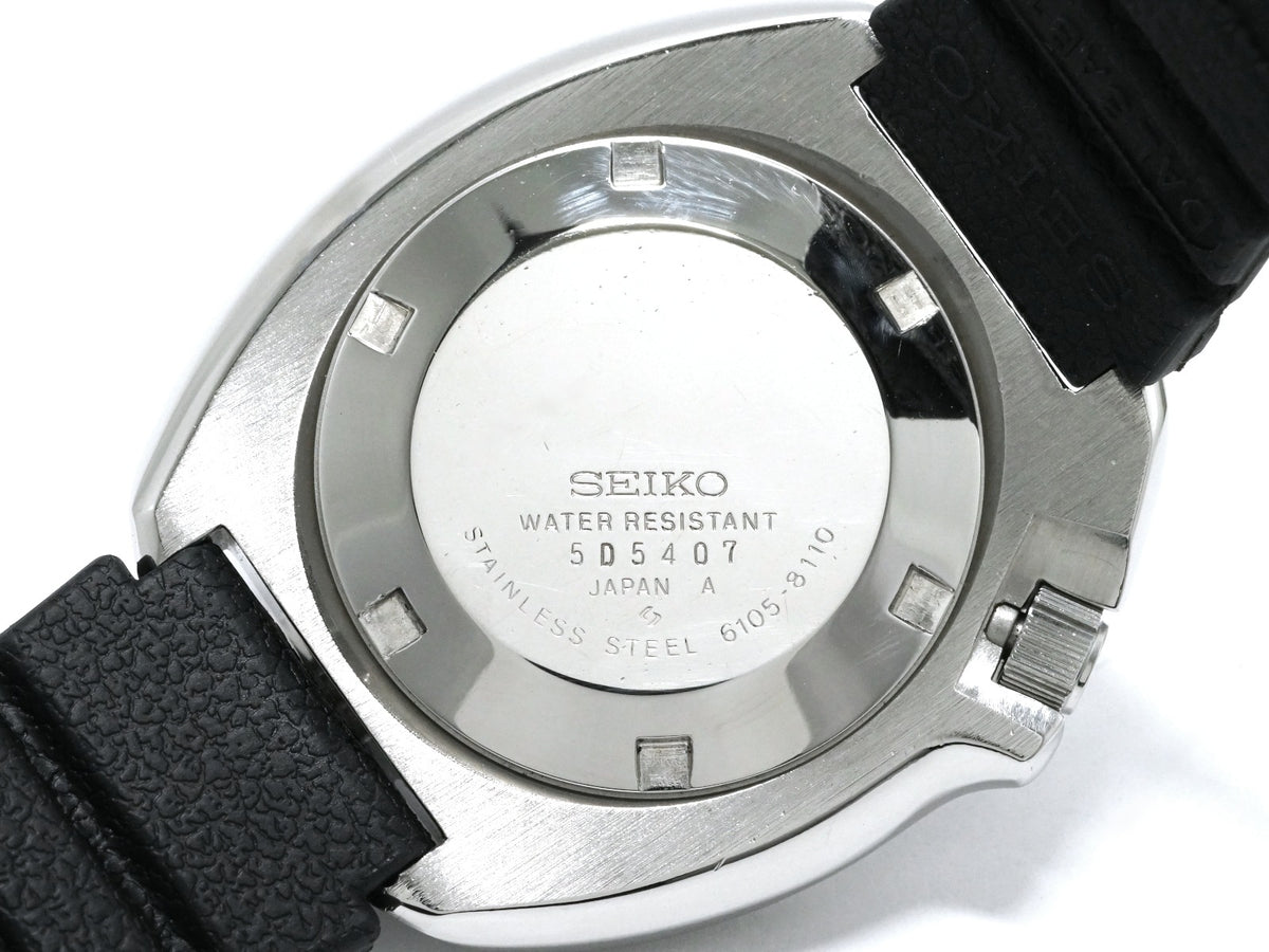セイコー セカンドダイバー 150m 6105-8110 新品ガラス 自動巻 OH済 1975年／昭和50年製 Seiko