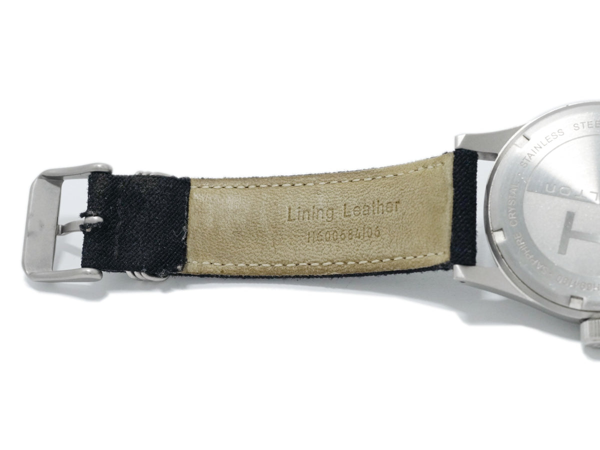 ハミルトン カーキ メカニカル 38mm H694190 ブラック文字盤 Cal.2804-2 手巻き USED Hamilton