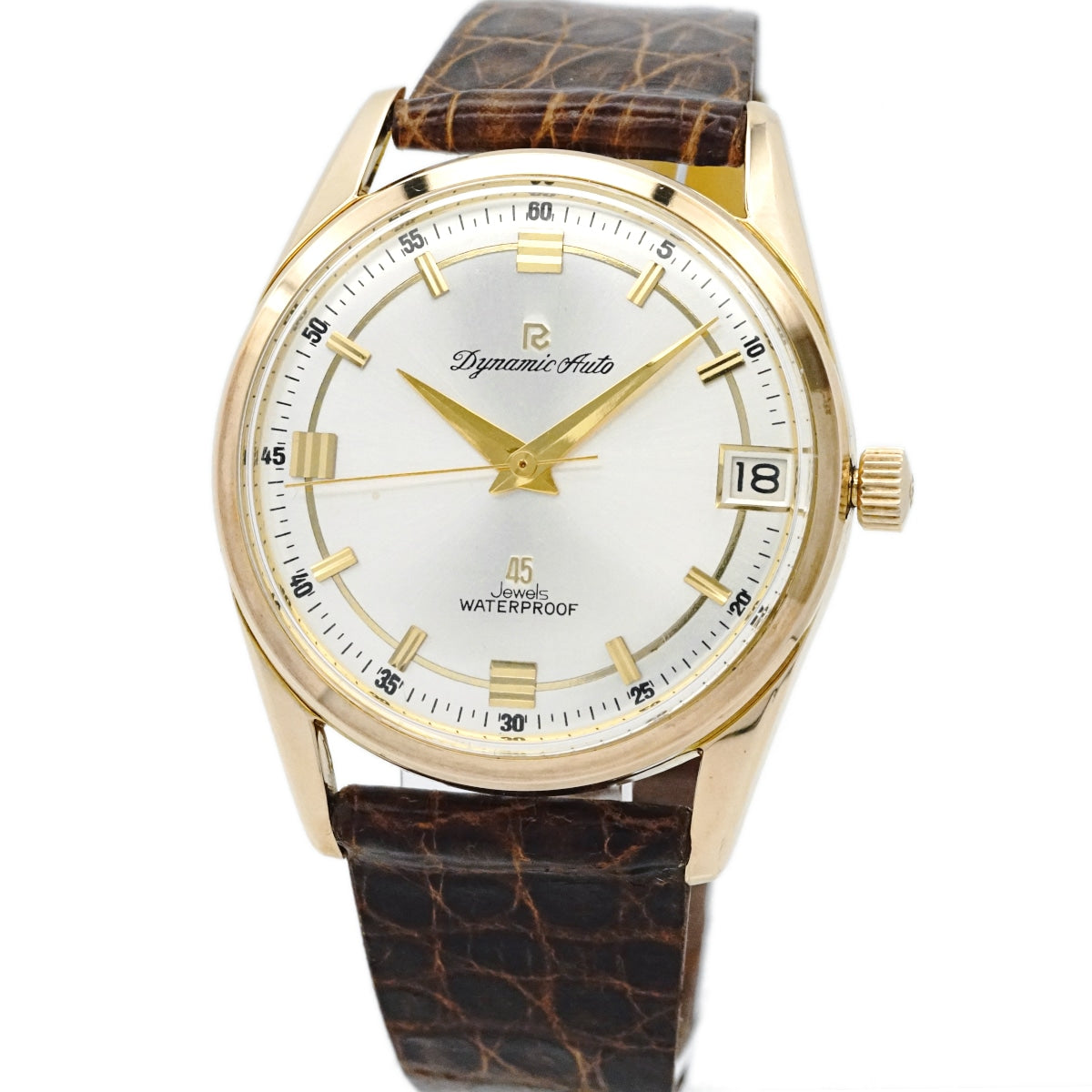 Ricoh Dynamic Auto 45 Jewels Ref. 57118 Gold Plated Automatic Winding Overhauled 1960s