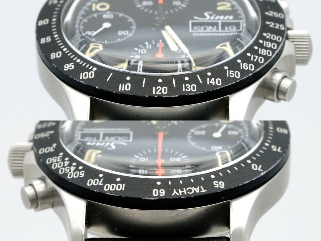 Sinn 256T Chronograph Day-Date ETA 7750 25 Jewels Automatic OH Serviced USED
