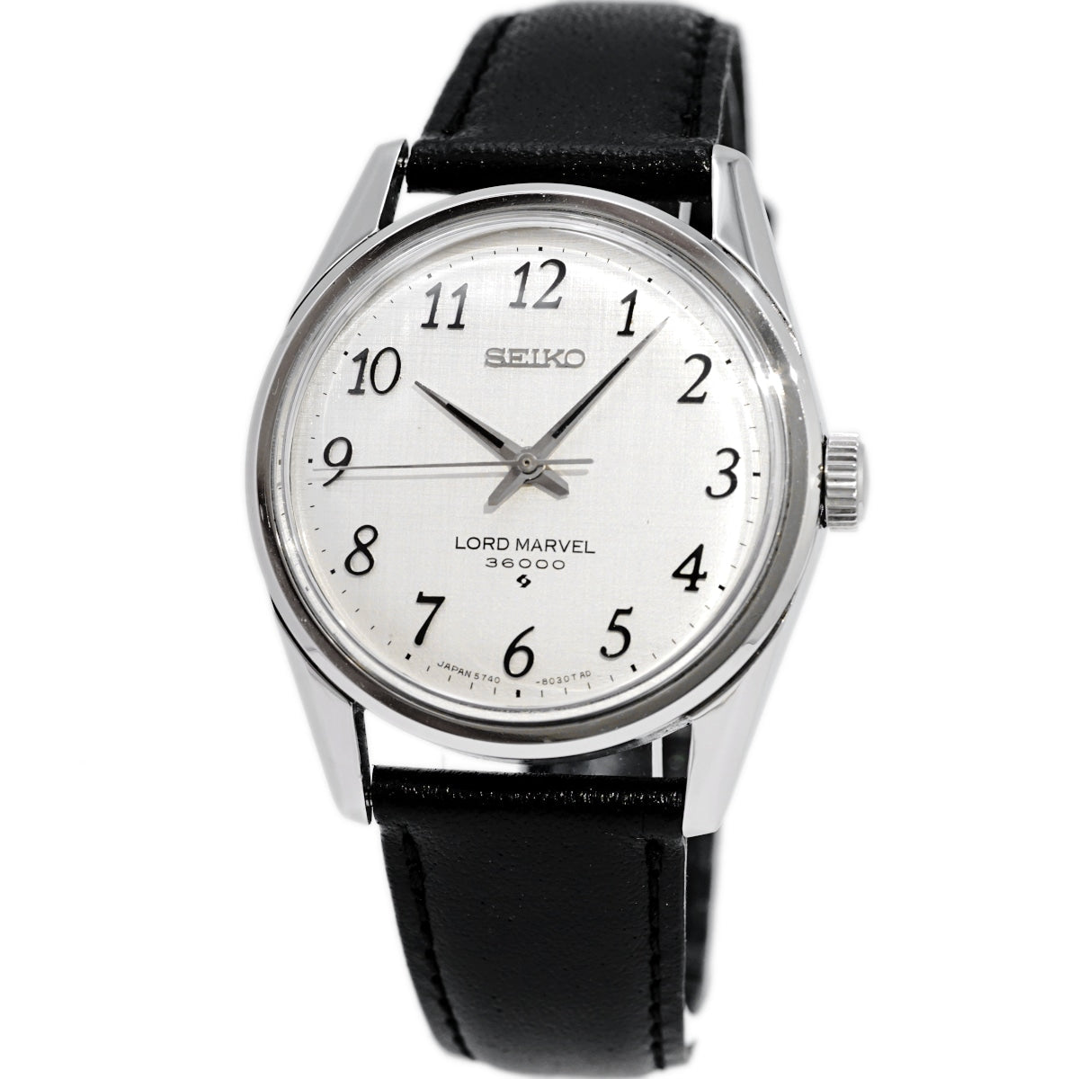 セイコー ロードマーベル 36000 5740-8000 絹目文字盤 アラビアインデックス 手巻 OH済 昭和44年/1969年製 Seiko