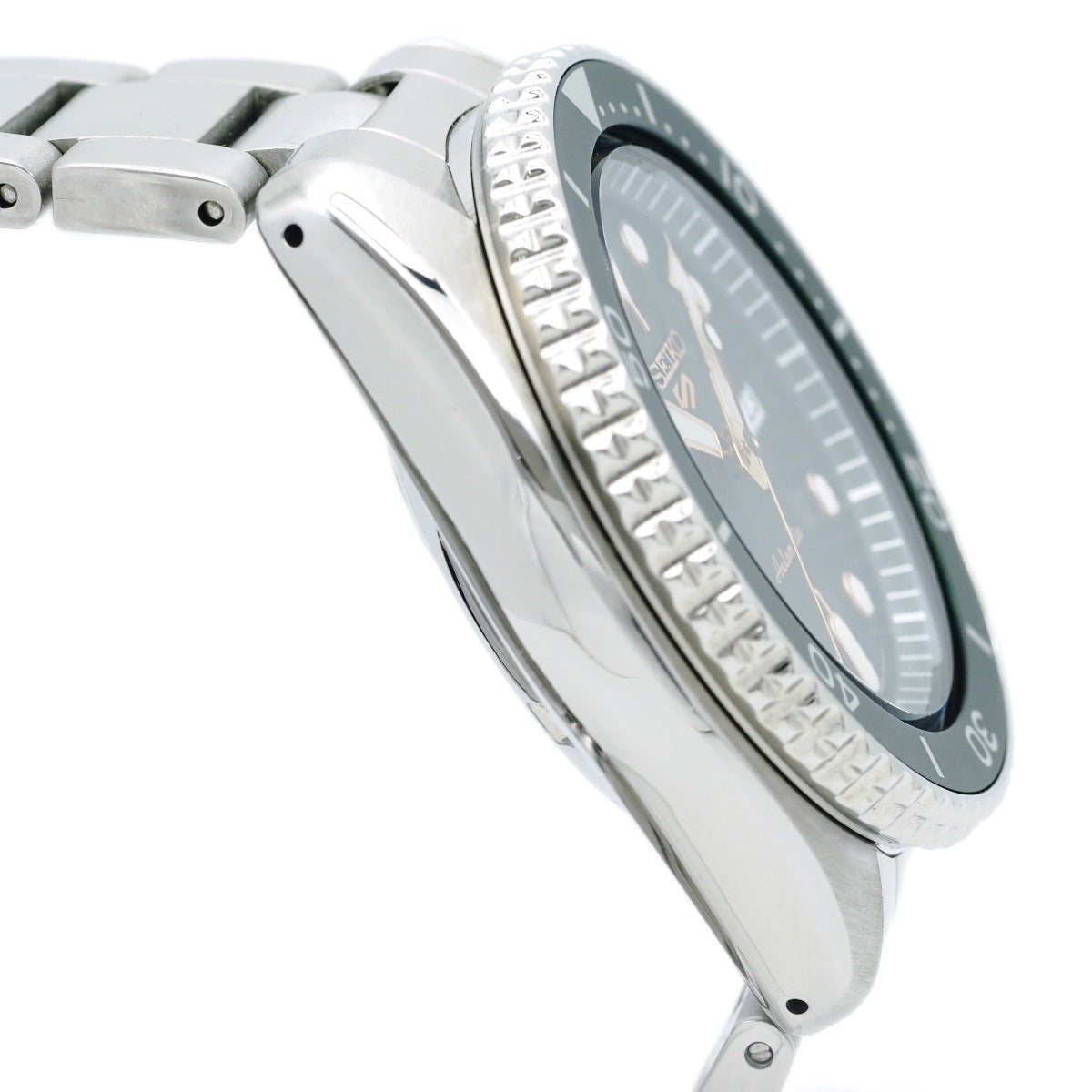 セイコー ５スポーツ メカニカル グリーン文字盤 4R36-07G0 自動巻 現行モデル USED Seiko