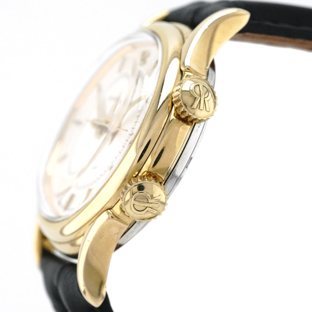 Revue Thommen Cricket 7922001 Gold Plated with Alarm Function Cal. AS1930 17 Jewels Hand-wound Overhauled Used