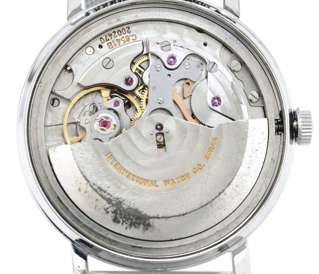 IWC Ref.818AD 純正メッシュブレス Cal.8541B 自動巻 OH済 1972年製 International Watch Co