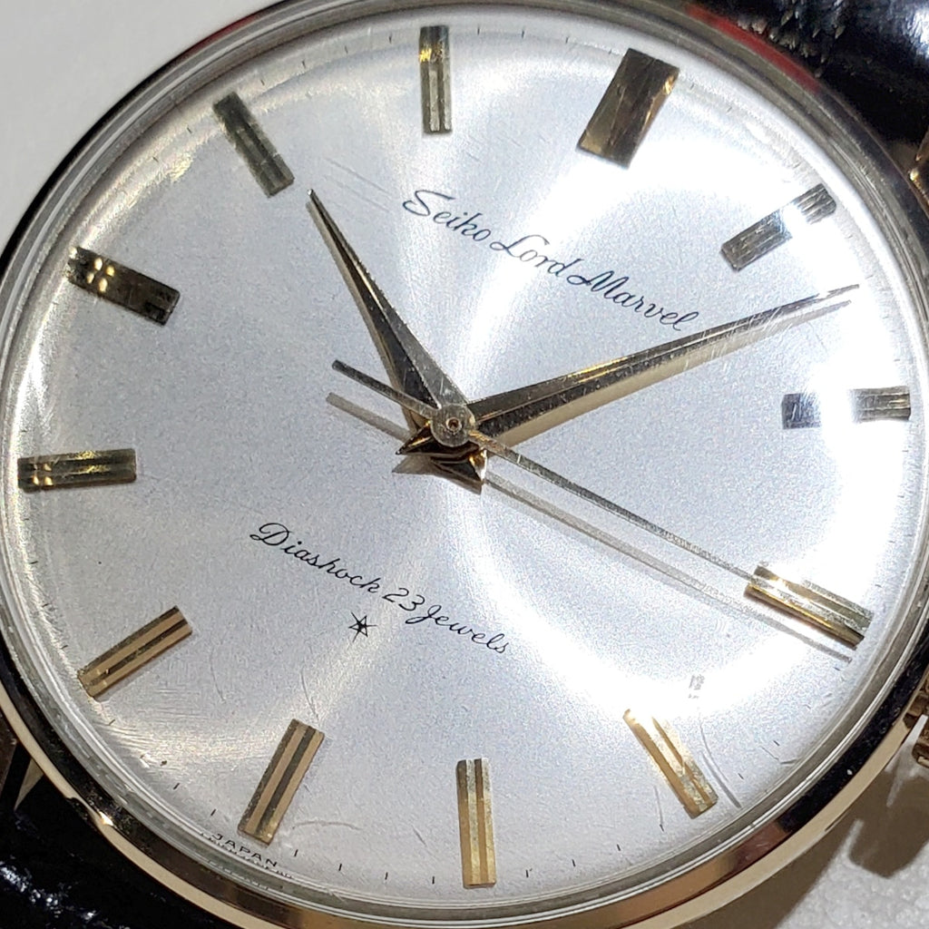 セイコー ロードマーベル 15023E 14金張り AD文字盤 23石 手巻 OH済 昭和38年/1963年製 Seiko