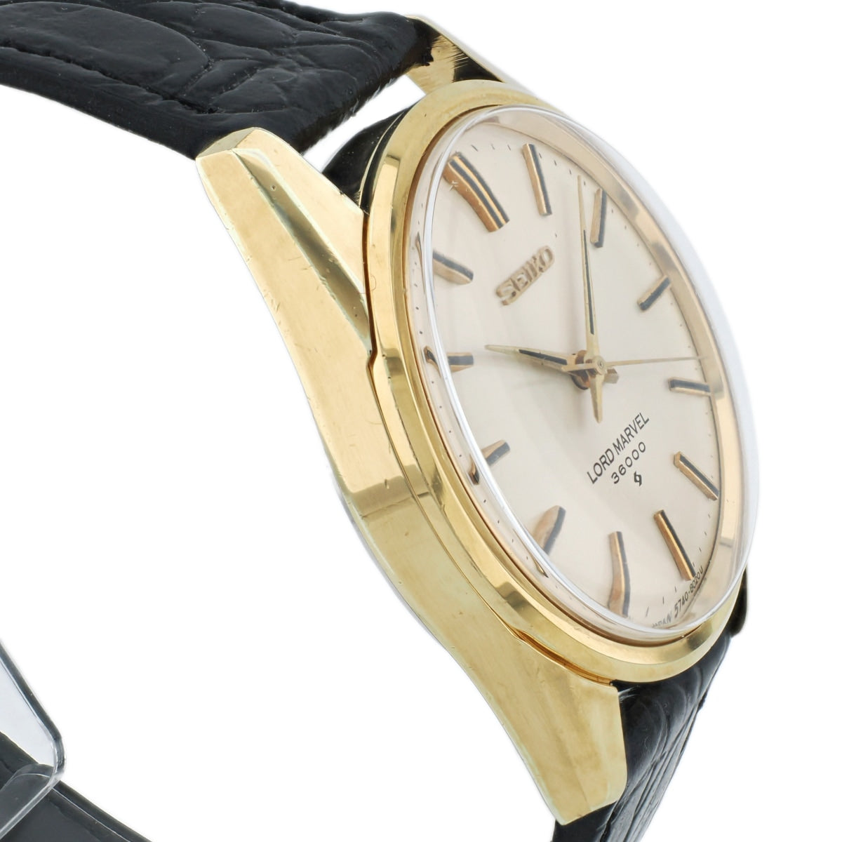 初期 純正尾錠 SEIKO セイコー ロードマーベル 36000 手巻 新品風防 セイコー ロードマーベル 36000 5740-8000 金メッキ SEIKO尾錠 手巻 OH