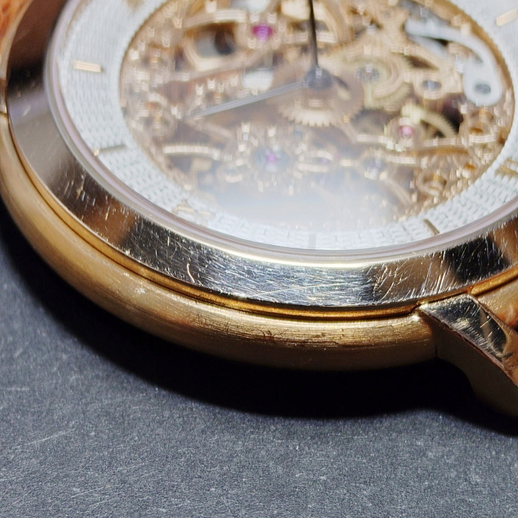 オーデマピゲ ジュールオーデマ スケルトン 18金ピンクゴールド 15058OR.OO.A067CR.01 純正金尾錠 手巻き メーカーコンプリートサービス済 2005年製 USED