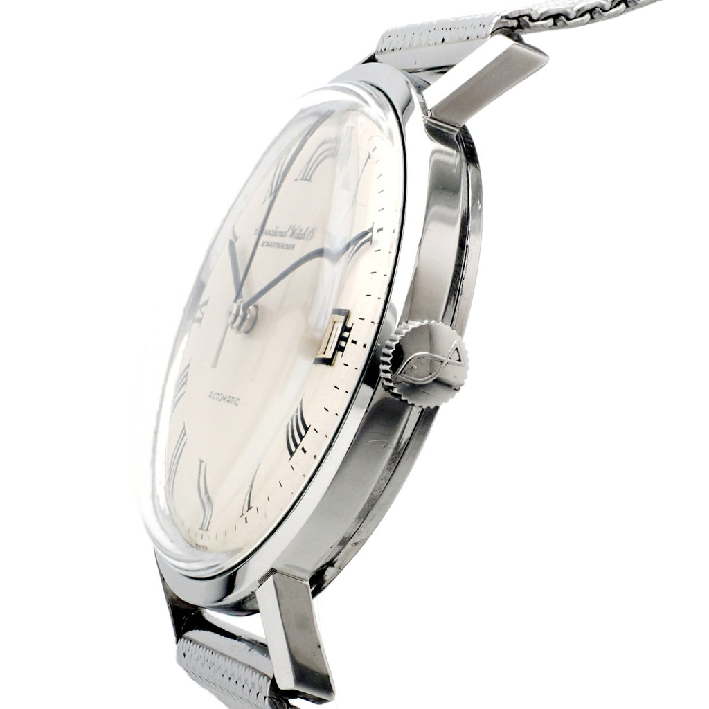 IWC Ref.818AD 純正メッシュブレス Cal.8541B 自動巻 OH済 1972年製 International Watch Co