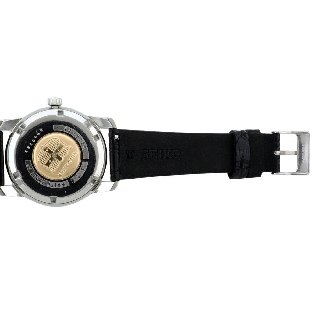 King Seiko Second Model Early Type 44-9990 Shield Medallion Original Crown Manual Winding Overhauled 1965 (Showa 40)