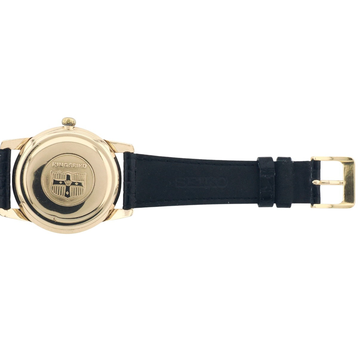 King Seiko Second Model Late 44-2000 Gold-filled Shield Medallion Cal.44A Hand-wound Overhauled Manufactured in 1967 (Showa 42)