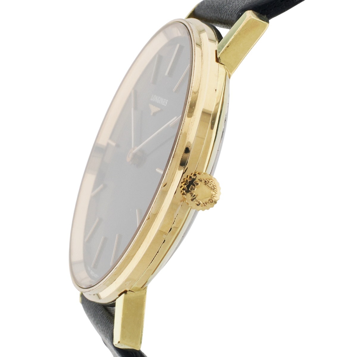 Longines Ref.4127 with warranty, thin gold-plated case, original buckle, Cal.L847.4 manual-wind, overhauled, 1978 production.