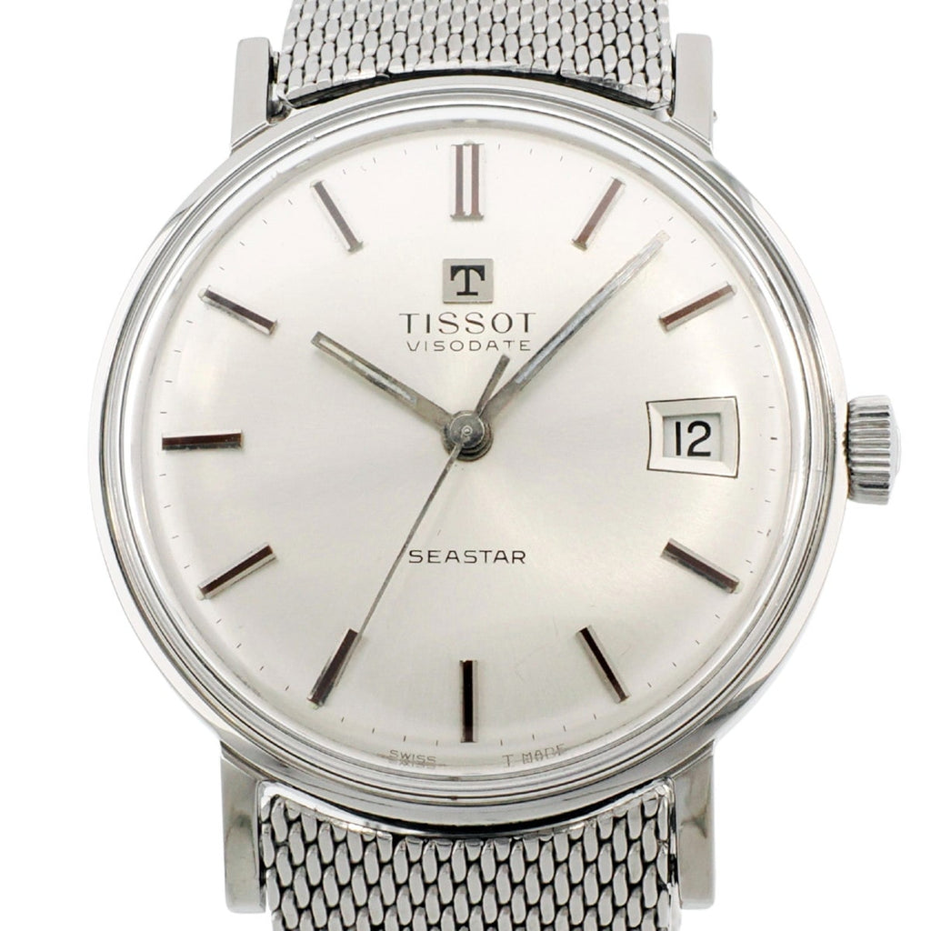 TISSOT シースター ヴィソデイト 42520 41520 純正メッシュブレス Cal.782-1 手巻 OH済 1969年製 ティソ