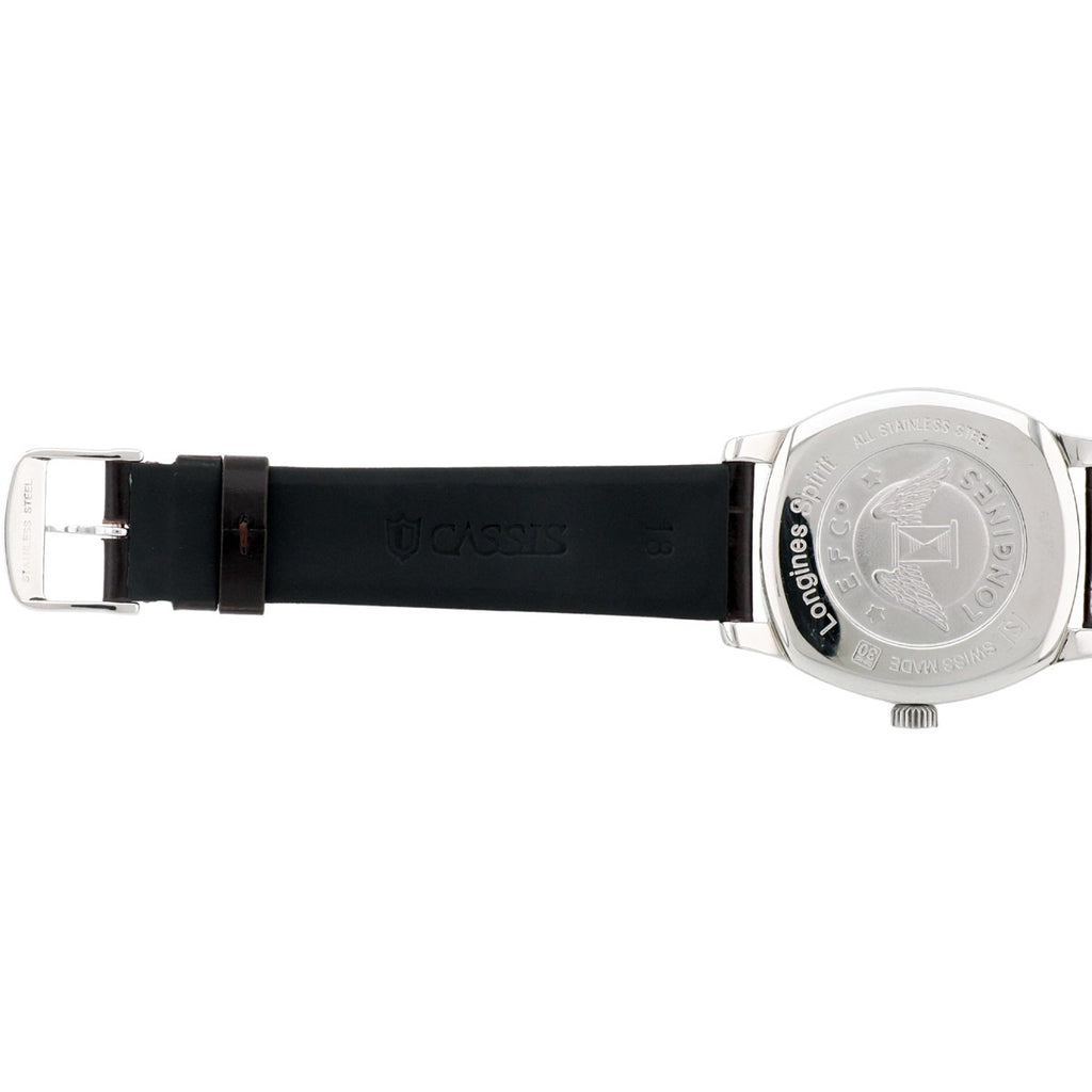 Longines Spirit Ref.L2.699.4, white dial, Cal.L619.2 (ETA2892A2) automatic, serviced, original buckle, pre-owned