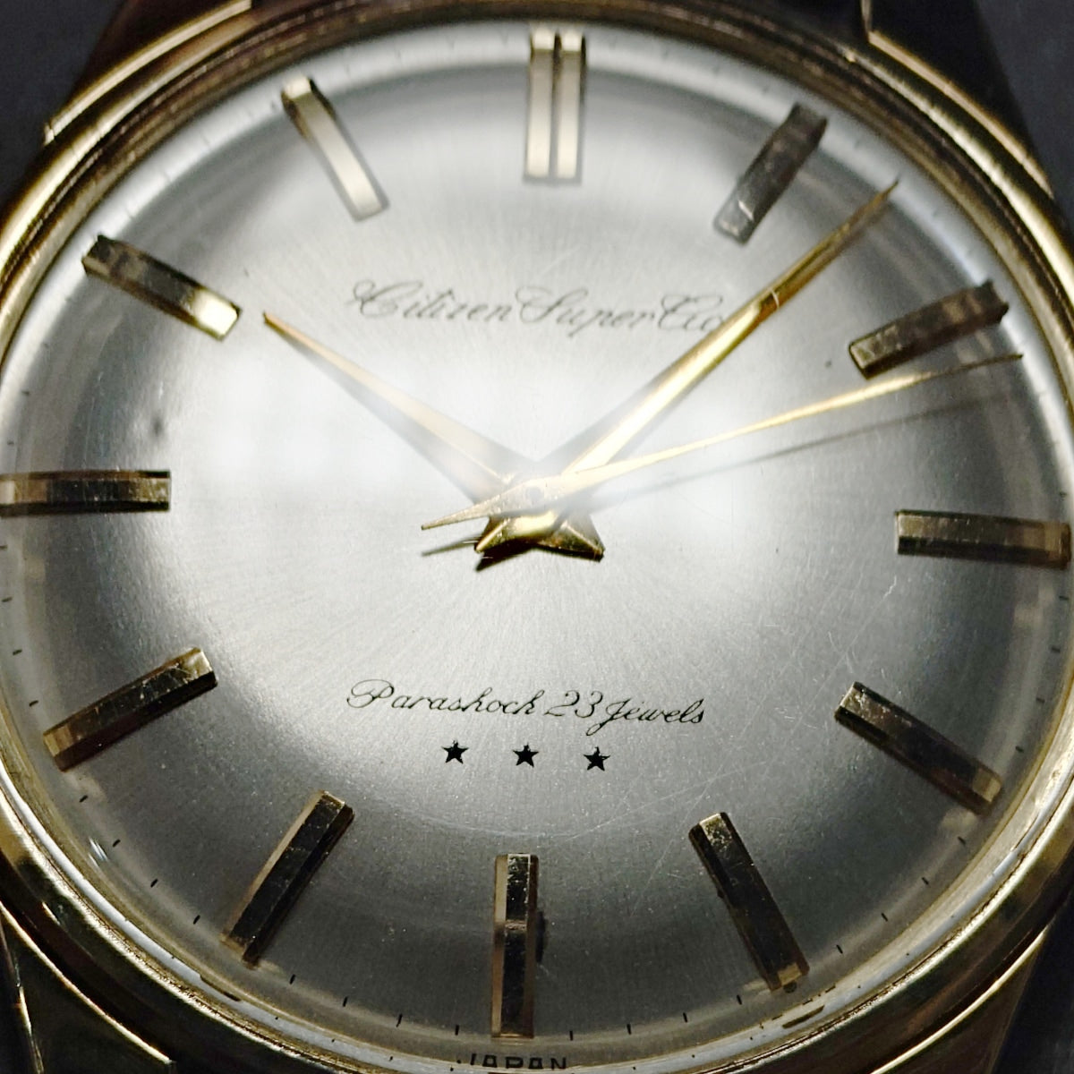 Citizen Super Ace A51507081, 14K Gold-Plated, 38mm Oversized Case, 23 Jewels, Manual Wind, Overhauled, Made in 1963 (Showa 38)